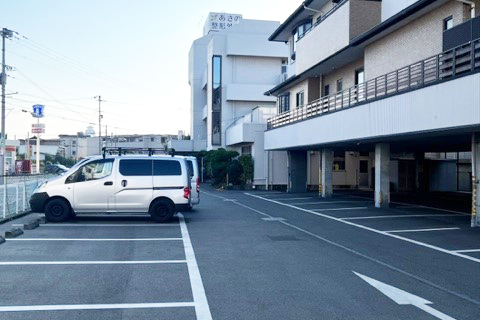 医院専用駐車場